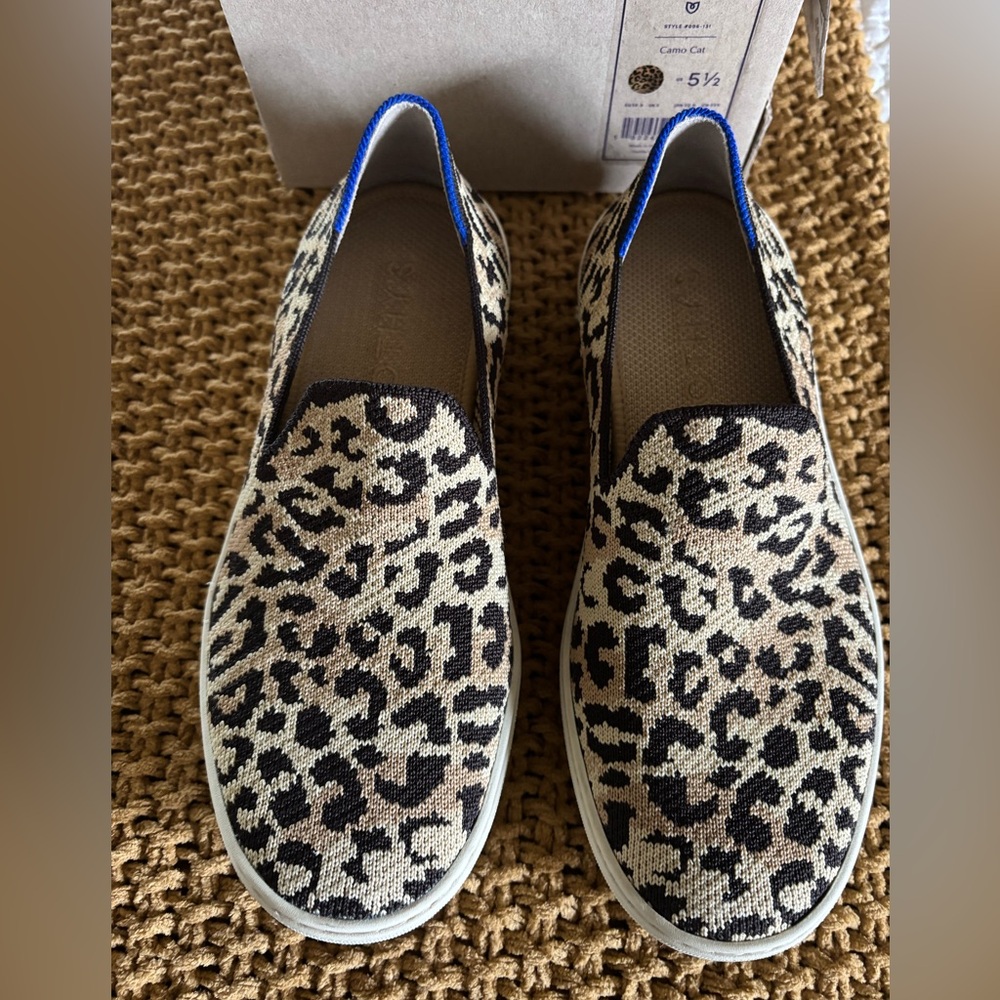 Rothy's Camo Cat slip on sneakers